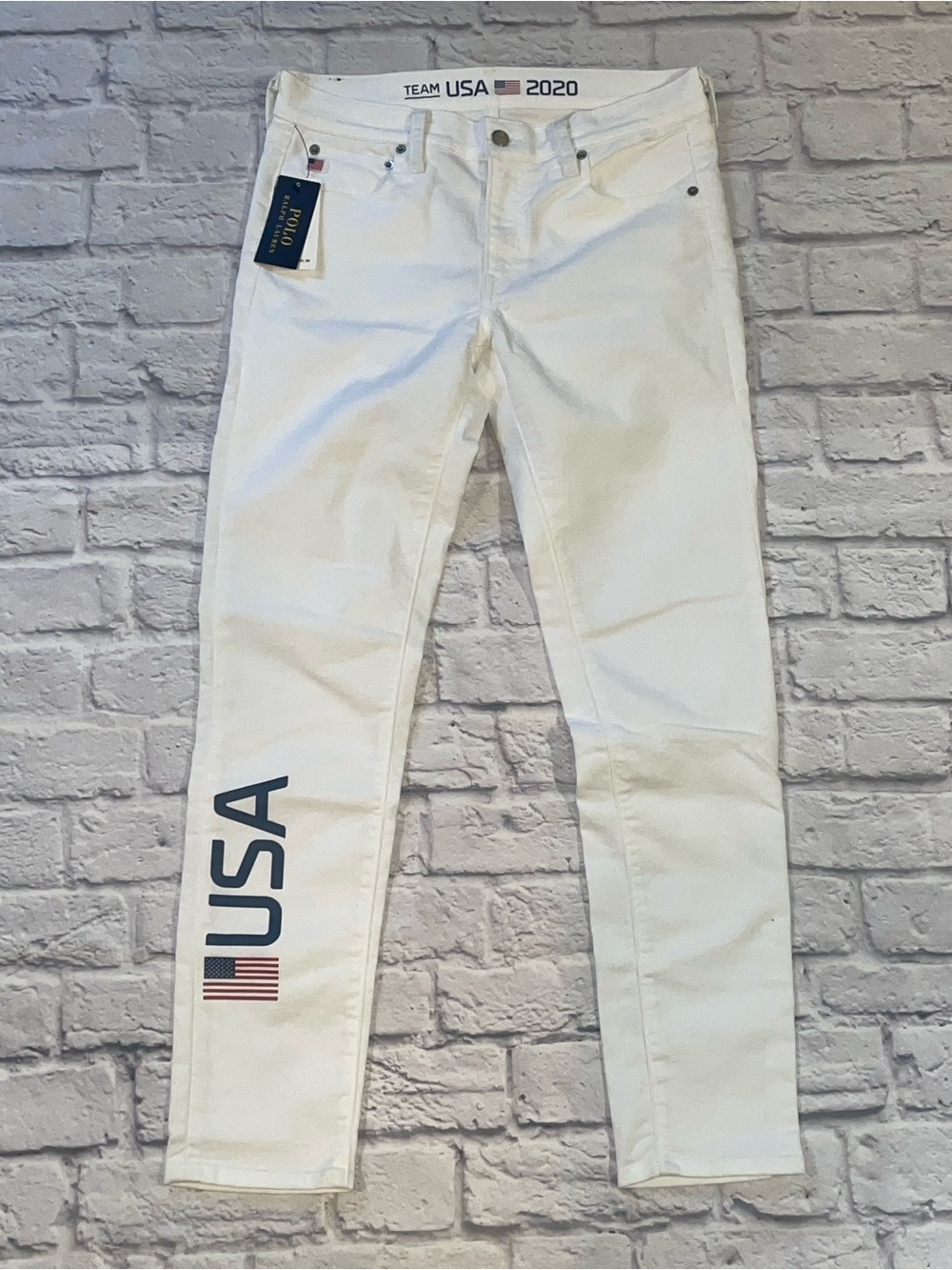 Polo Ralph Lauren Team USA Closing Ceremony Jean. Size 8. NWT